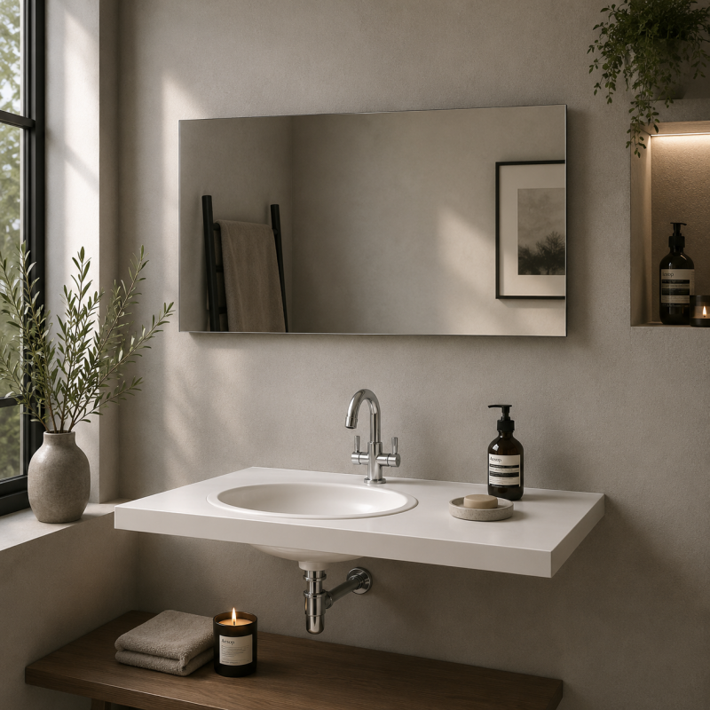 Origins Living Slim Rectangular Mirror 120 - 120x60cm VE88083