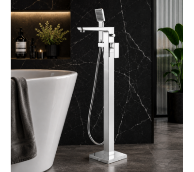 Berio Floor Standing Bath/Shower Mixer - Chrome Berio Floor Standing Bath/Shower Mixer - Chrome