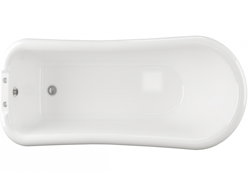 Bayswater Freestanding 1530x670x760mm 2TH Bath w/Feet DIBFP2014