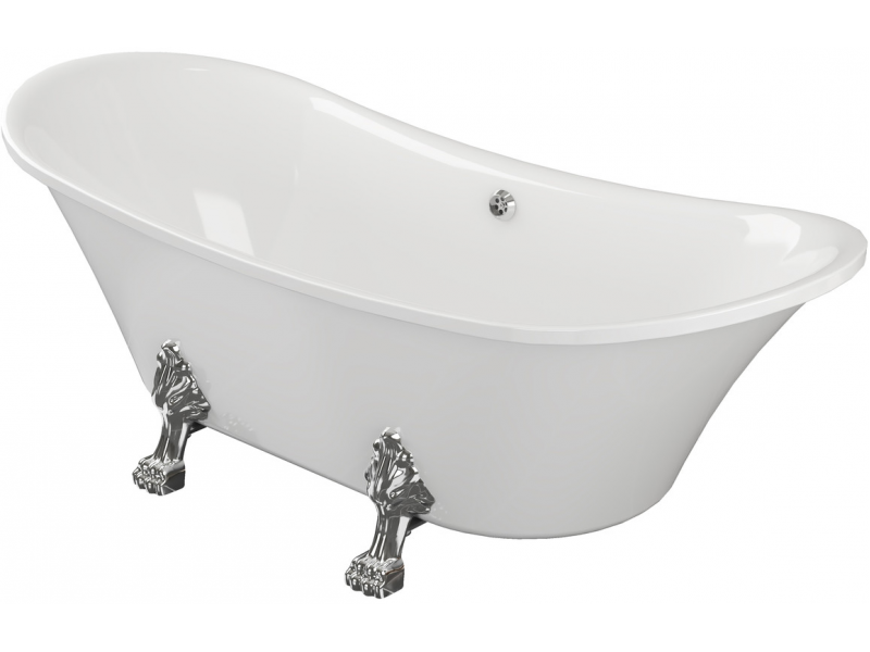 Fareham Freestanding 1760x710x775mm 0TH Bath w/Feet DIBFP0022