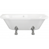 Finchley Freestanding Back To Wall 1700x800x600mm 2TH Bath w/Feet - White DIBFP2018