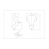 Traditional Bath Feet Only (White Claw Foot) - Pack of 4 DIBA0058
