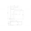Berio Basin Mixer & Waste - Brushed Brass DITS1328