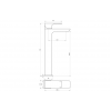 Berio Tall Basin Mixer - Matt Black DITS1320