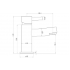 Liscia Basin Mixer & Waste - Chrome DITS1296 Liscia Basin Mixer & Waste - Chrome DITS1296