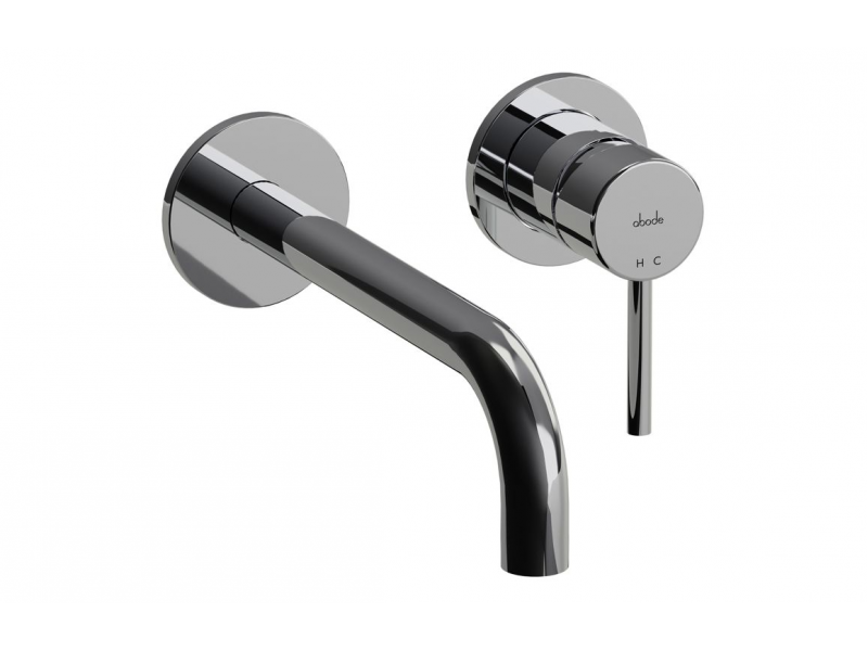 Abode Harmonie Wall Mounted Basin / Bath Mixer - Chrome AB1201