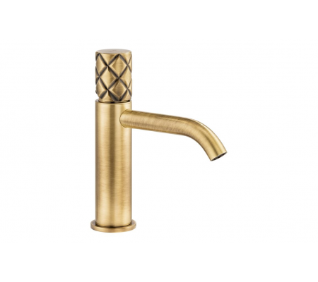 Abode Kite Basin Mixer - Antique Brass
