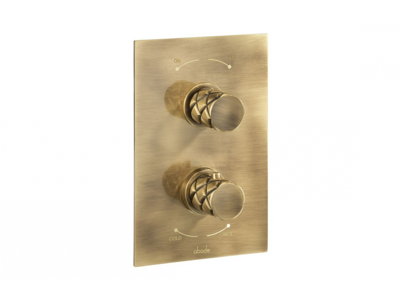Abode Kite Concealed Shower (2 Exit) - Antique Brass AB4573