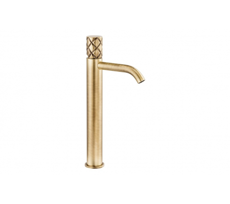 Abode Kite Tall Basin Mixer - Antique Brass