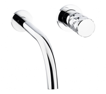 Abode Kite Wall Mounted Basin Mixer - Chrome