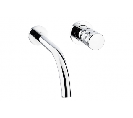 Abode Kite Wall Mounted Basin Mixer - Chrome