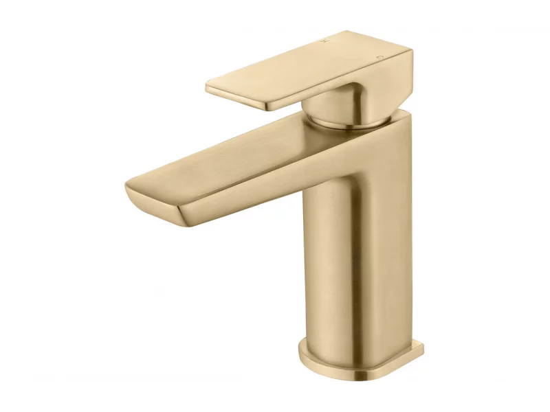 Berio Basin Mixer & Waste - Brushed Brass DITS1328