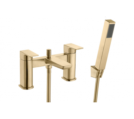 Berio Bath/Shower Mixer - Brushed Brass