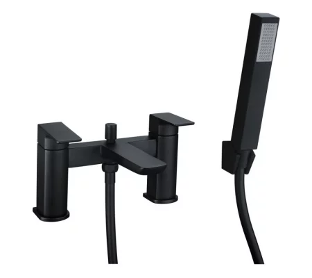 Berio Bath/Shower Mixer - Matt Black