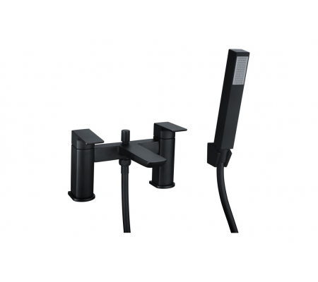 Berio Bath/Shower Mixer - Matt Black