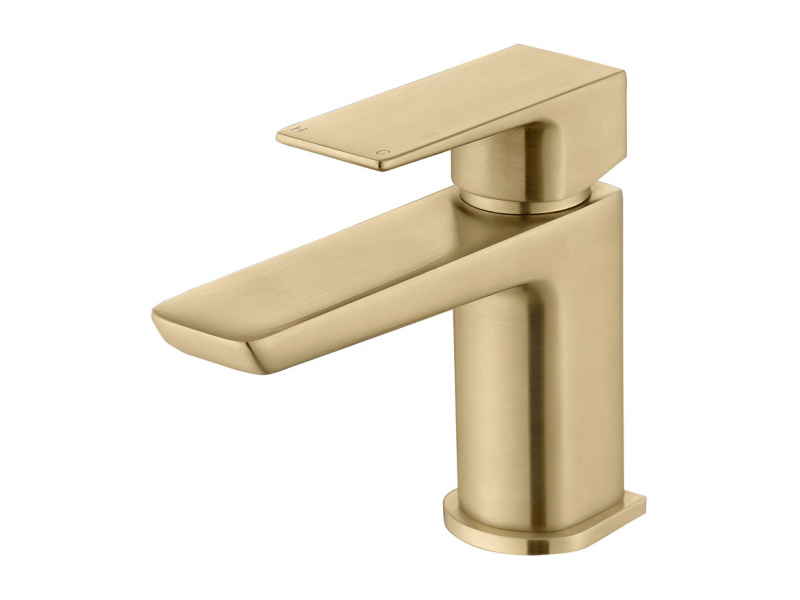 Berio Cloakroom Basin Mixer & Waste - Brushed Brass DITS1330
