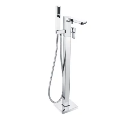 Berio Floor Standing Bath/Shower Mixer - Chrome