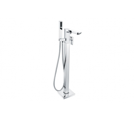 Berio Floor Standing Bath/Shower Mixer - Chrome