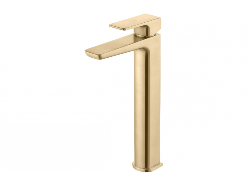Berio Tall Basin Mixer - Brushed Brass DITS1332