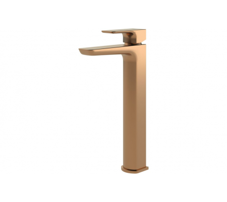 Berio Tall Basin Mixer - Brushed Bronze