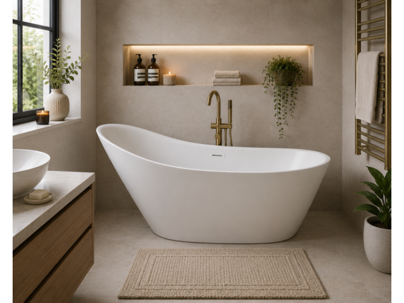 Farleigh Freestanding 1500x720x720mm Bath DIBF0072