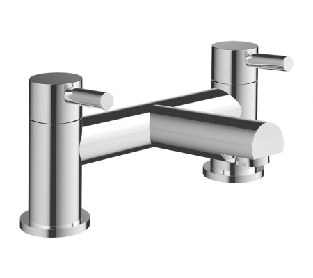Liscia Bath Filler - Chrome