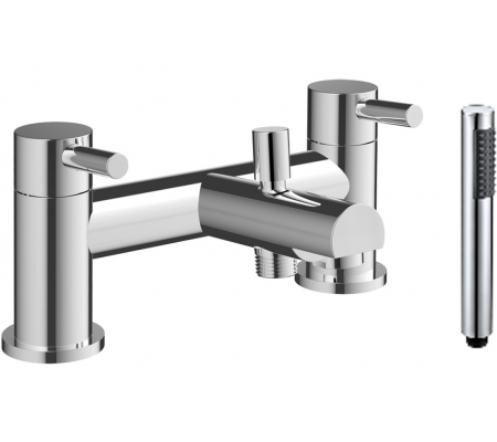 Liscia Bath/Shower Mixer & Bracket - Chrome