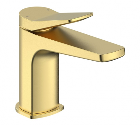Nancy Basin Mixer & Waste - Brushed Brass Nancy Basin Mixer & Waste - Brushed Brass