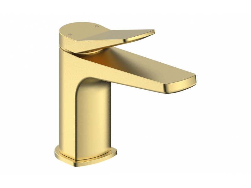 Nancy Basin Mixer & Waste - Brushed Brass DITS1384