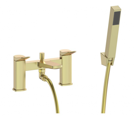 Nancy Bath/Shower Mixer & Bracket - Brushed Brass Nancy Bath/Shower Mixer & Bracket - Brushed Brass