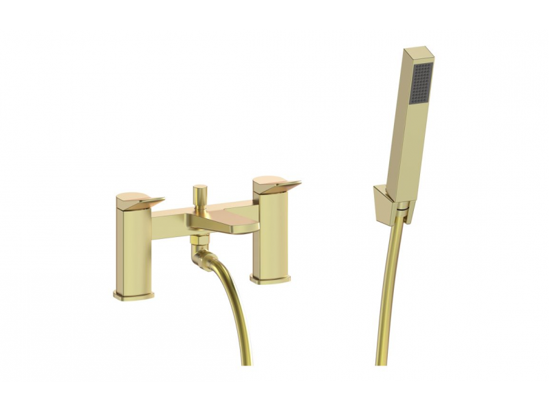 Nancy Bath/Shower Mixer & Bracket - Brushed Brass DITB1172