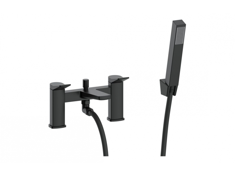 Nancy Bath/Shower Mixer & Bracket - Matt Black DITB1168