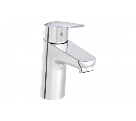 VitrA Flow Round Basin Mixer - Chrome