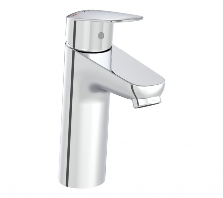 VitrA Flow Round Large Basin Mixer - Chrome