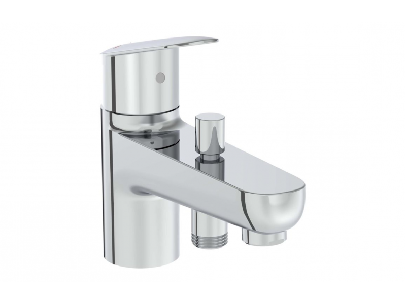 VitrA Flow Round Monohole Bath/Shower Mixer - Chrome VTTB1010