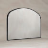 Origins Living Delphine Overmantel Arch Mirror 120x70cm - Black DEL-00R127-BK