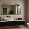Origins Living Delphine Overmantel Arch Mirror 120x70cm - Brushed Bronze DEL-00R127-BZ