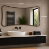 Origins Living Delphine Curve Mirror 120x70cm - Brushed Bronze DEL-001127-BZ