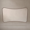 Origins Living Delphine Curve Mirror 120x70cm - Brushed Bronze DEL-001127-BZ