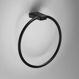 Origins Living S6 Black Towel Ring - Black 168224 Bathroom Accessory