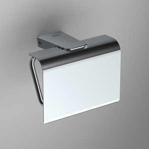 Origins Living S6 Toilet Roll Holder with Flap - chrome 161034 Bathroom Accessory