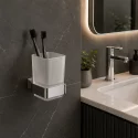 Origins Living Lounge Chrome or Black Bathroom Accessories