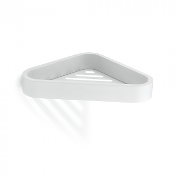 Origins Living Outline Corner Shower Basket - White 3283-22 Bathroom Accessory
