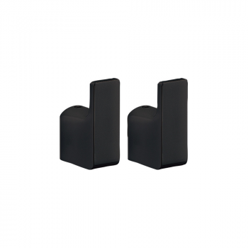 Origins Living Pirenei Hook x 2 - Black PI27-14 Bathroom Accessory