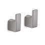 Origins Living Pirenei Hook x 2 - Brushed Nickel PI27-38 Bathroom Accessory