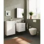 VitrA 620x695mm Mirrored Cabinet (RH Hinge) - Brushed Chrome