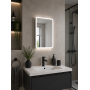 Akari 500mm 1 Door LED Mirrored Cabinet