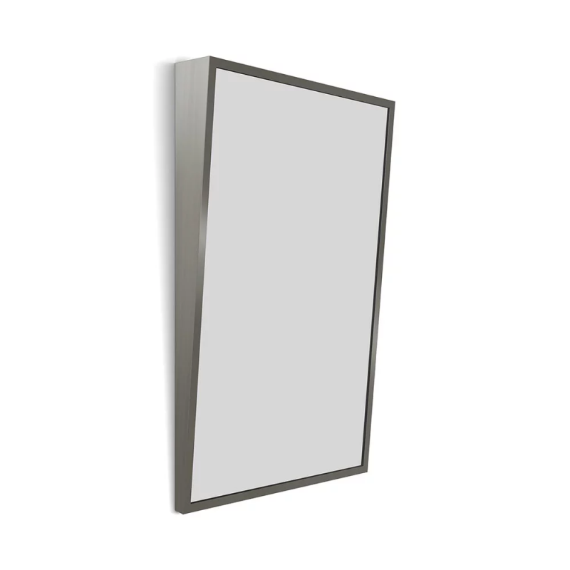Origins Living Docklands Inclusive Angled Mirror 50 Brushed Stainless Steel DKL-00A058-BS