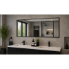 Origins Living Docklands Rectangular Mirror 120 Black - 120x70cm B375578