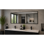 Origins Living Docklands Rectangular Mirror 120 Black - 120x70cm B375578 Bathroom Accessory